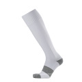 Men Over Knee Compression Long Soccer Stockings Adult White Polyester Socks